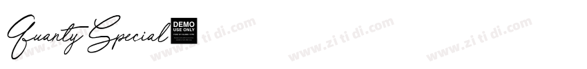 Quanty Special字体转换